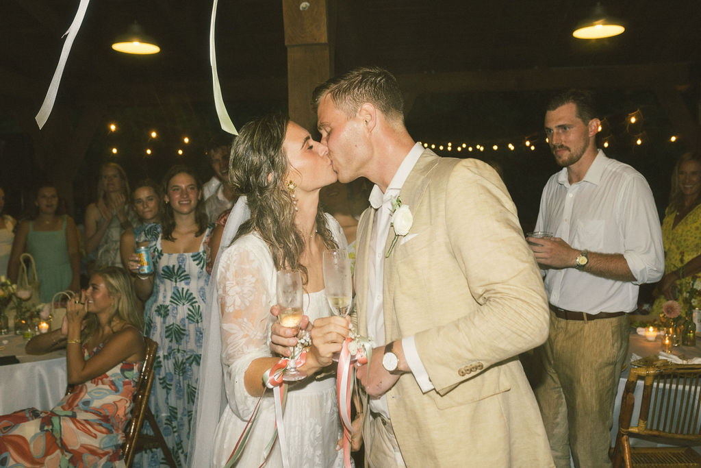 A rainy Rockhurst Farm wedding reception in Alabama