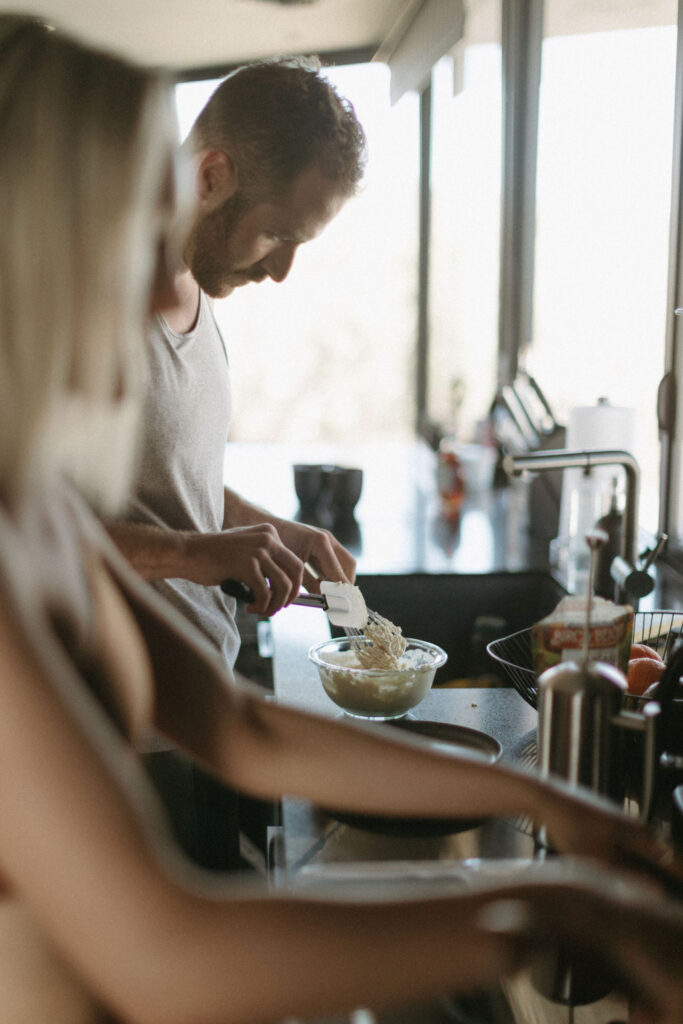 Documentary wedding photography before a Joshua Tree elopement
