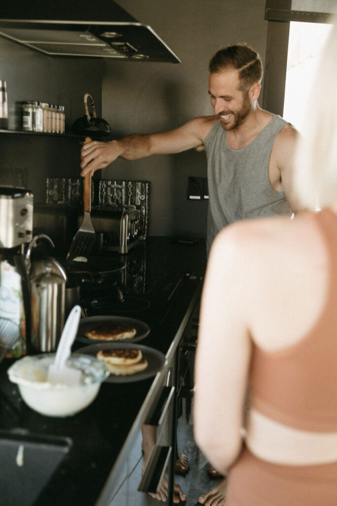 Documentary wedding photography before a Joshua Tree elopement