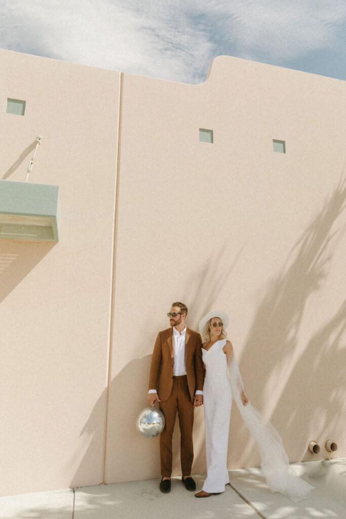 Editorial wedding photography in Joshua Tree, California