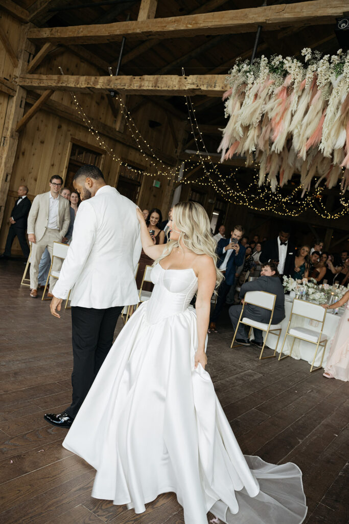 Devil's Thumb Ranch wedding reception