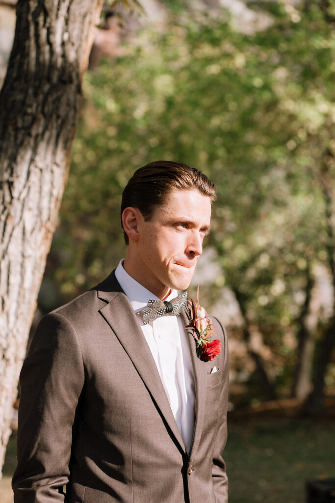 Documentary wedding photography with film tones in Colorado