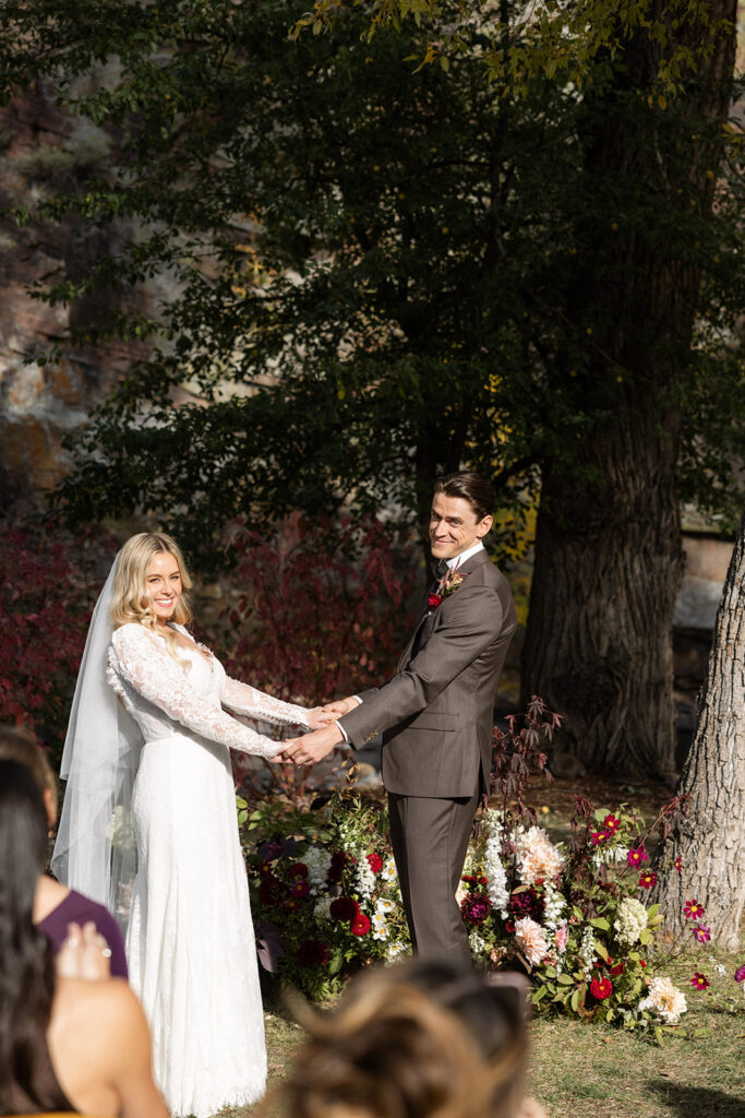 Luxury Colorado Wedding at Planet Bluegrass with Fall Colors