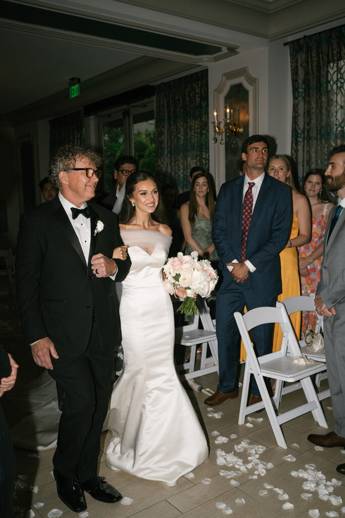 Wedding ceremony inside the Grand Bohemian Hotel in Mountain Brook