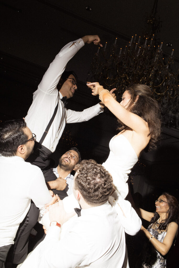 Wedding reception inside the Grand Bohemian Hotel in Mountain Brook