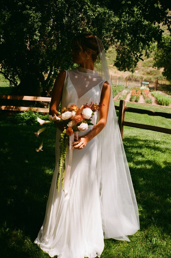 Film wedding photography in Lyons, Colorado