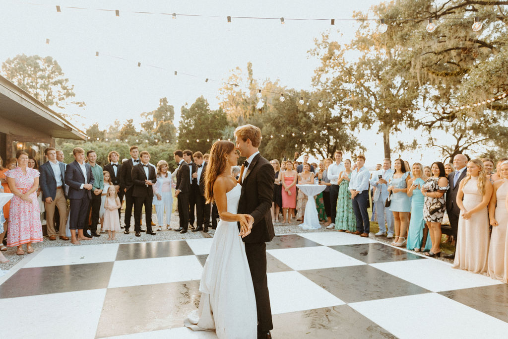 Magnolia Plantation wedding reception in Charleston, South Carolina