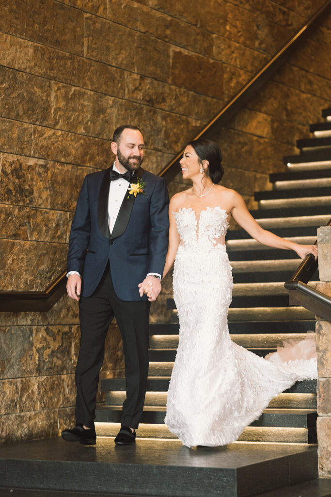 Bride and groom first look at Solaris Hotel