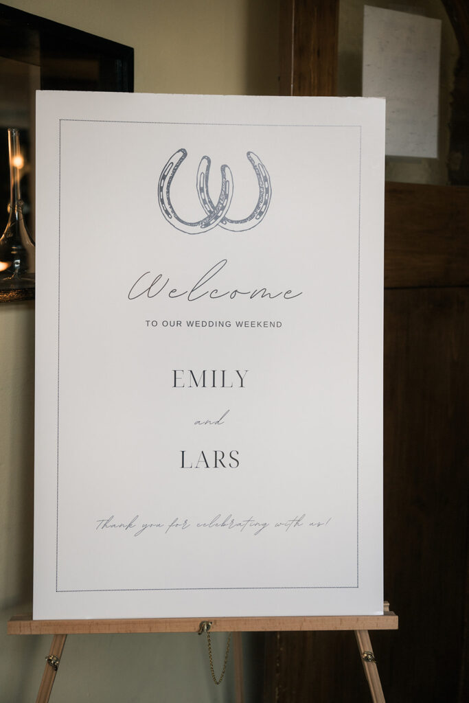 Colorado wedding weekend welcome party