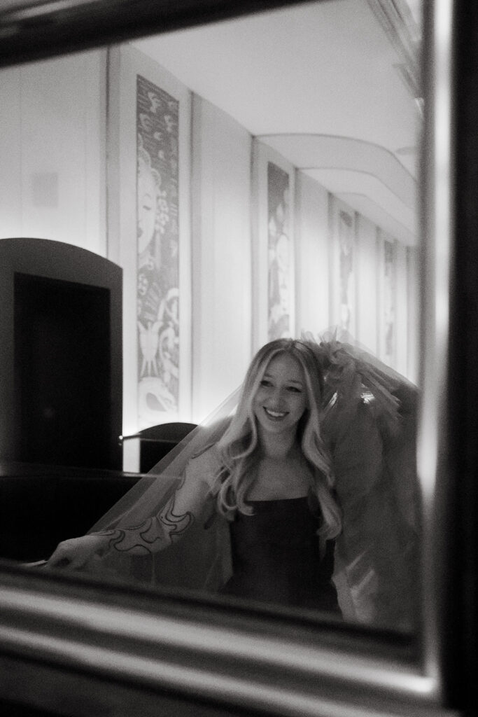 Bar engagement photos in Denver at The Cruise Room in The Oxford Hotel