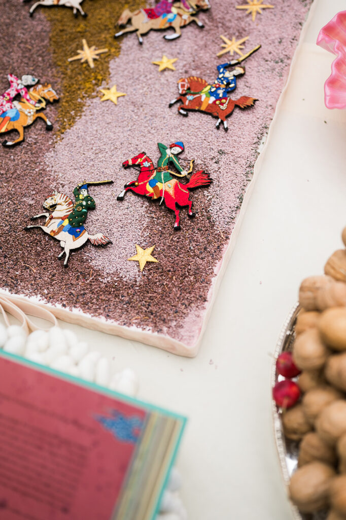 Traditional Persian wedding details