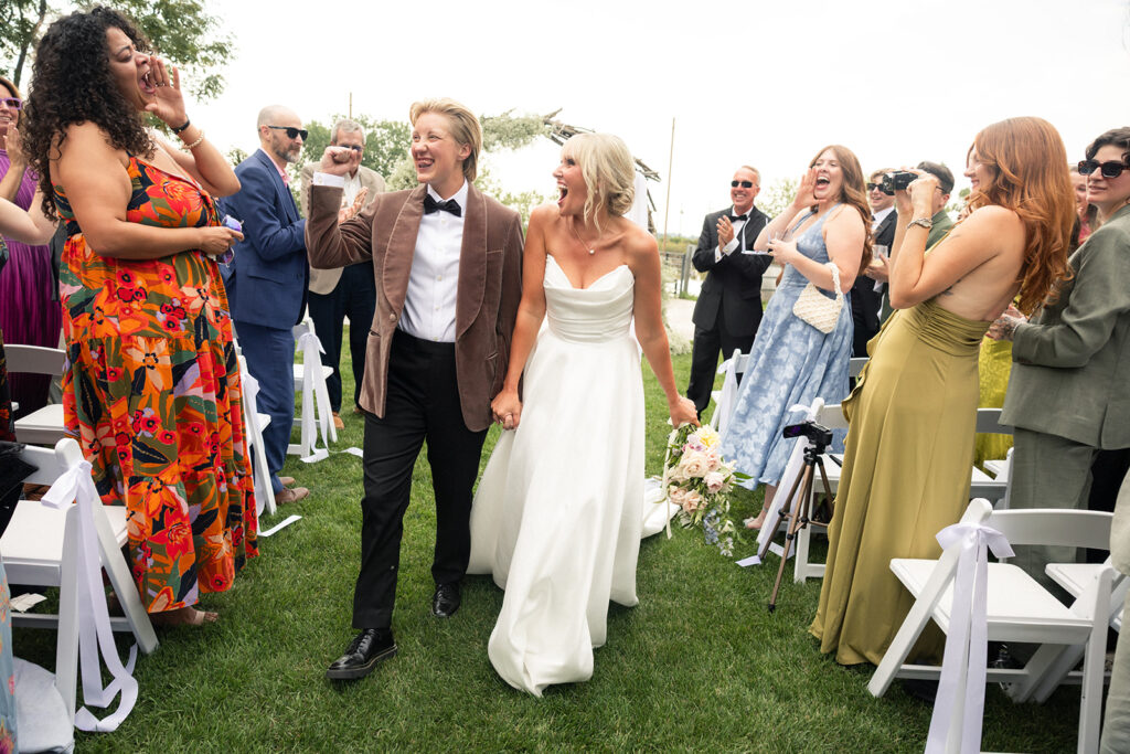 A Salt and Acres wedding ceremony in Colorado