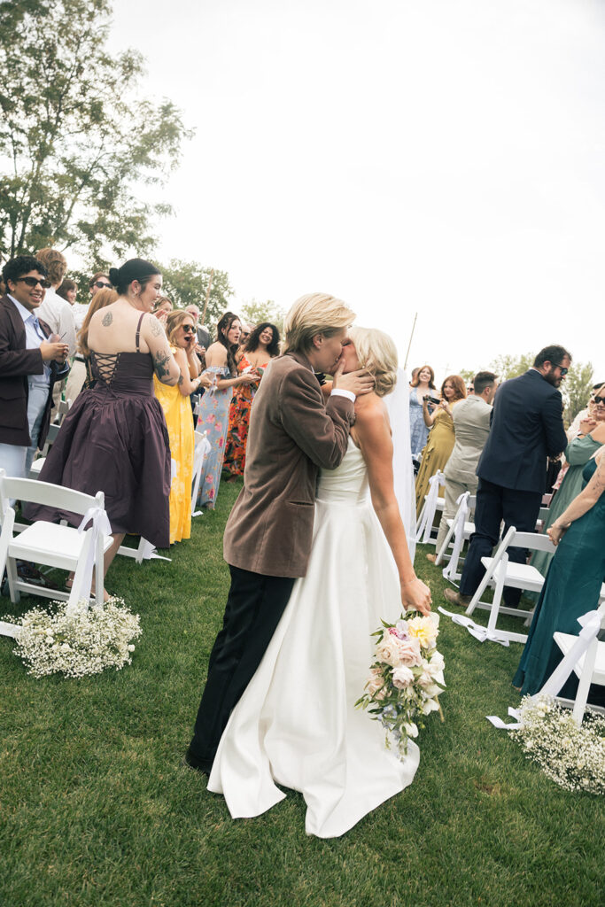 A Salt and Acres wedding ceremony in Colorado