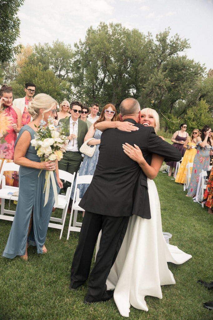 A Salt and Acres wedding ceremony in Colorado