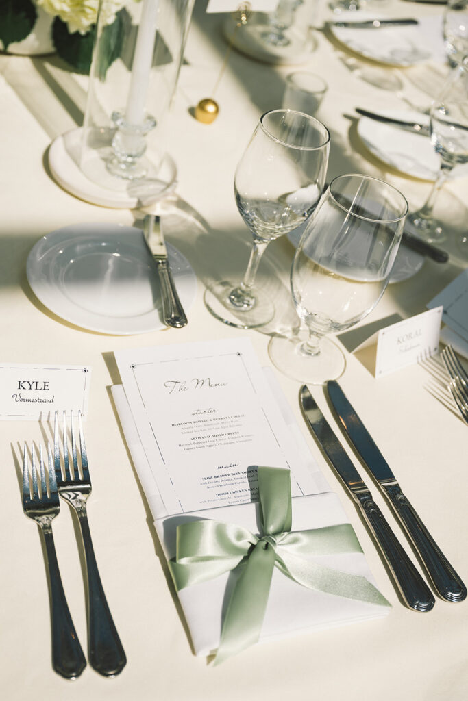 Sonnenalp Hotel wedding reception details