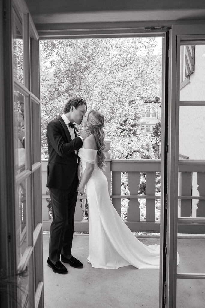 First look on the balcony at the Sonnenalp Hotel