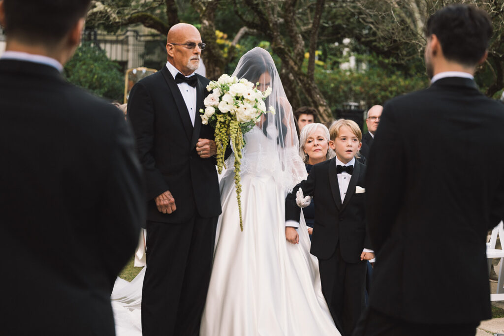 Luxury wedding ceremony at Birmingham Botanical Gardens