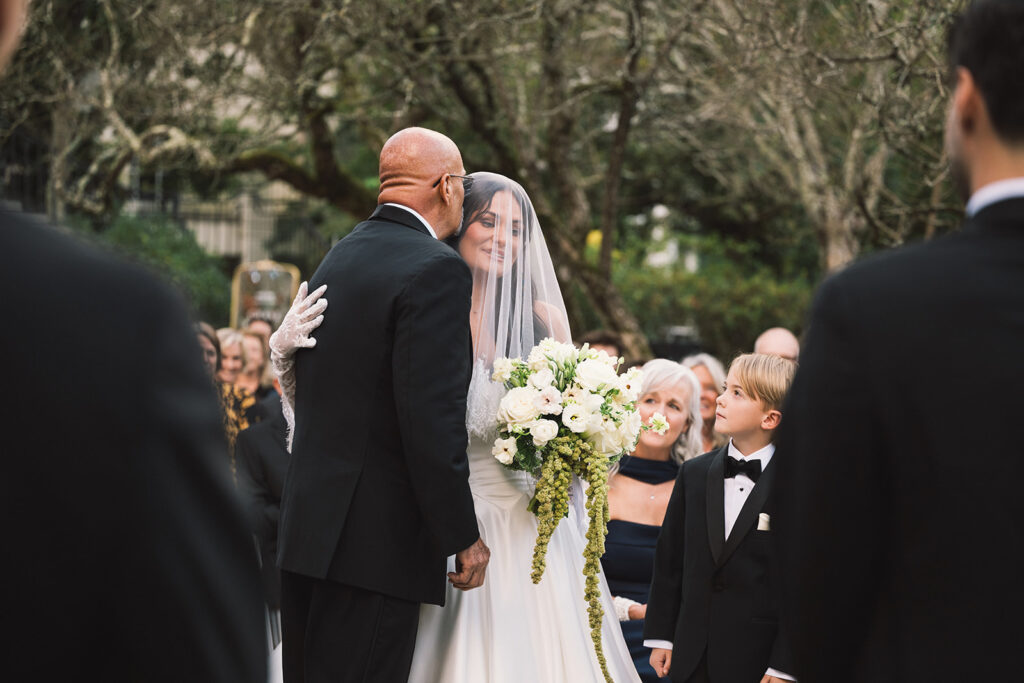 Luxury wedding ceremony at Birmingham Botanical Gardens