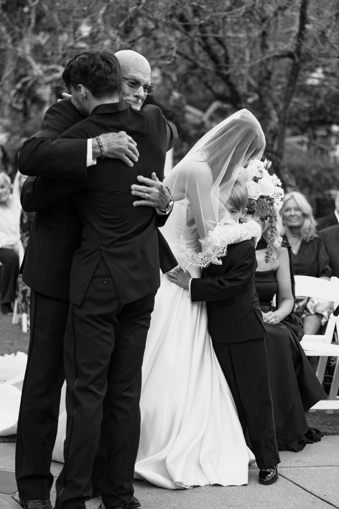 Luxury wedding ceremony at Birmingham Botanical Gardens
